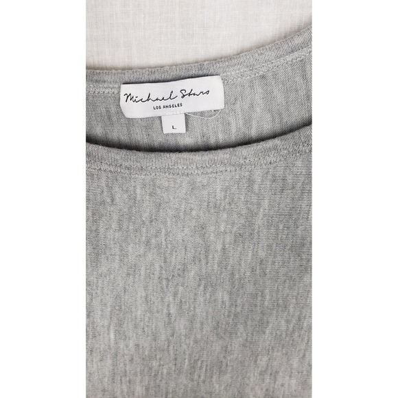 Michael Stars Womens Dolman Sleeve Scoop Neck Top Bundle Black Grey L Casual - Picture 6 of 16